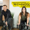 Gottfried Wurpes und Anna Veith auf Technogym MyCycling